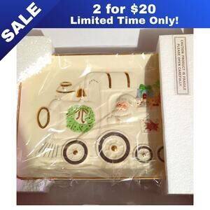 [Sale: 2 for $20!] Lenox Santa Train Decorative Tray - Brand New in Box!